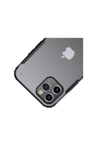 Apple Uyumlu iPhone 12 Pro Max Kılıf Zore Volks Kapak-Siyah