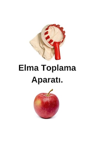 Pratik Platik Mevye Toplama Aparatı Bez Torbalı