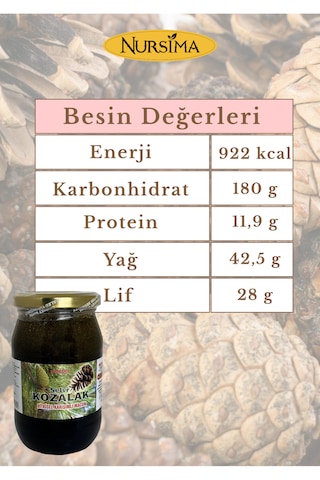Kozalak Macunu Doğal Organik Bitkisel Karışım 420 Gr