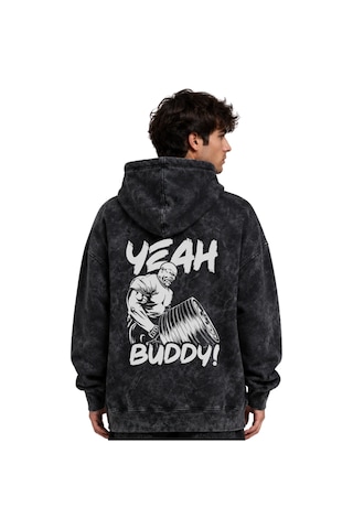 Sevbano Ronnie Coleman Fitness Bodybuilding Gym Baskılı Unisex Oversize P Siyah