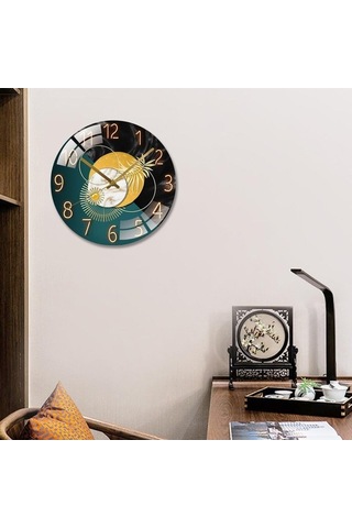 Pazly Yatak Suntek Sessiz Saati Odası Hassas Ev E E Duvar Dekoru 30cm Jm Çok Renkli