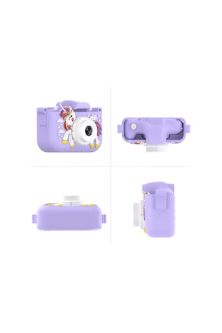Hallow D12393PU 1080P 48 MP Unicorn Dijital Çocuk Kamerası