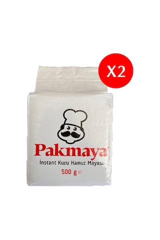 Pakmaya Instant Kuru Hamur Mayası 2 x 500 G