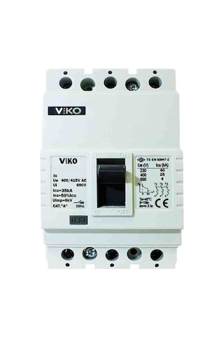 Viko VMF2-160-SN2 160A 3 Kutuplu 35kA Sabit Kompakt Şalter