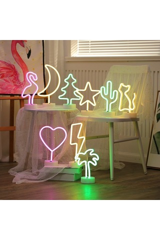 Soulader Duvar Dekorasyonu Için Neon Led Işıklı Harf Tabela Dekoratif Aydınlatma Çok Renkli