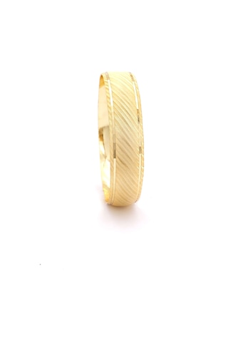 Altın Kaplama Yan Çizgili Model 1.5 Cm İmitasyon Bilezik Blz-3135 Altın