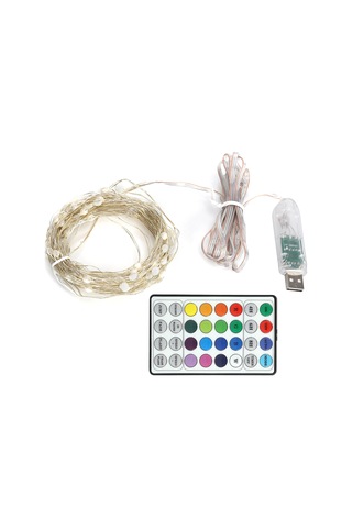 12m/39,4ft 100led Usb Bakır Tel Işıklar 16 Renk Uzaktan Kumanda Zamanlayıcı Dizisi Ip45 Su Geçirmez Ev Dekorasyonu