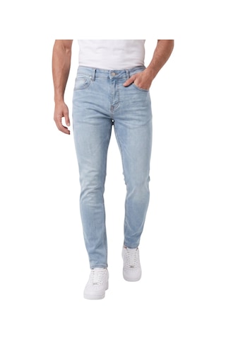Deepsea Erkek Slim Fit Dar Kesim Likralı Buz Mavisi Kot Pantolon Dar Paça İnce Esnek Jean 2608306