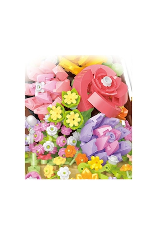 Balody Çiçeklerin Hareketi Keman Bl21228 Mini Blok Yapı Oyuncakları Seti