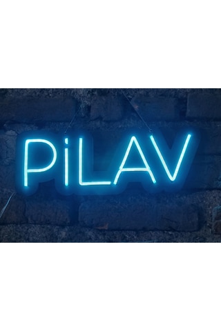 Pilav Yazılı Neon Led Duvar Aydınlatması