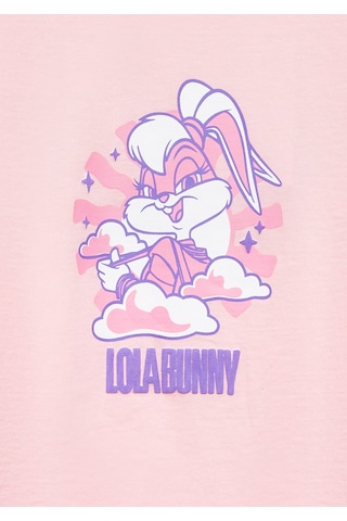 Mavi - Lola Bunny Baskılı Pembe Tişört 7610415-71007 Pembe