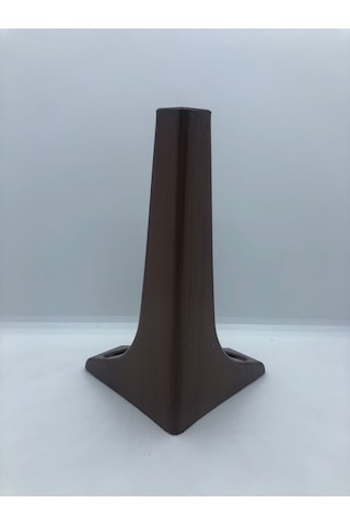 Karakoçaksesuar Plastik,19x10x10 Cm Ceviz Koltuk,Ünite,Berjer Ayağı (4 Adet )