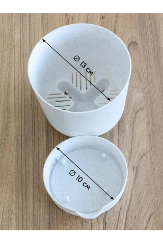 Interm Kök Sulama Sistemli Saksı, 3 Adet Her Biri 1 Litrelik 62101355