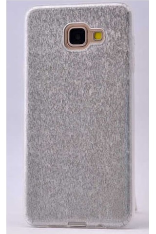 Galaxy Uyumlu A5 2017 Kılıf Zore Shining Silikon Gümüş