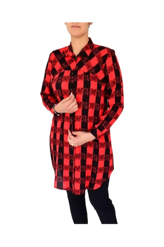 Kadın Ekose Kareli Tunik Bgl-st02956 001