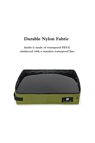 Seyahat Kedi Çöp Kutusu Katlanabilir Taşınabilir Kedi Tuvalet Katlanabilir Su Geçirmez Pet Kedi Banyo Basit Şık Kedi Çöp Tavası Kedi Ve Diğer Küçük Hayvan İçin Diğer