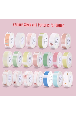 Aubyhe Termal Etiket Kağıdı Rulo - 12x40mm, 160 Adet, 4.5cm Çaplı, Isı Hassas Etiket Sticker 1 Rulo