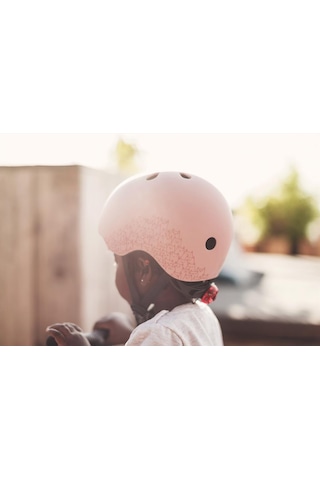 Scoot And Ride Helmet Reflective Bebek Kaskı Xxs-s Pembe 181206-96496