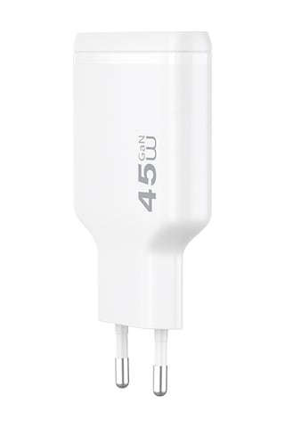 Wiwu Wi-g034 Essen Slim Serisi Gan Tech Pd Hızlı Şarj Özellikli Şarj Başlığı 45w Beyaz
