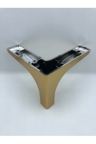 PLASTİK,10*15*15 CM GOLD KOLTUK,DOLAP,MOBİLYA AYAĞI (4 ADET)
