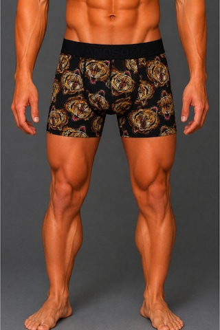 Brem Handsome Kaplan Desenli Erkek Boxer Çok Renkli