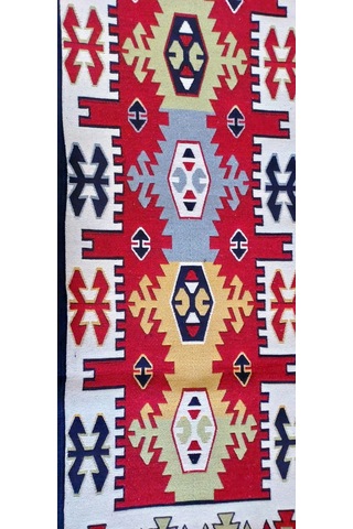 Seyyah Antik Kilimden Koltuk Kilimi Seti , 3 Parça, 2 Taraflı