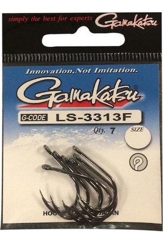 Gamakatsu Ls-3313f Siyah No:1/0 Olta İğnesi 7adt