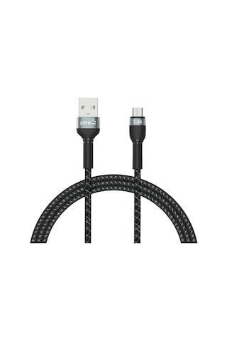 Siyah Shira Serisi Micro Usb Kablo 1 Metre