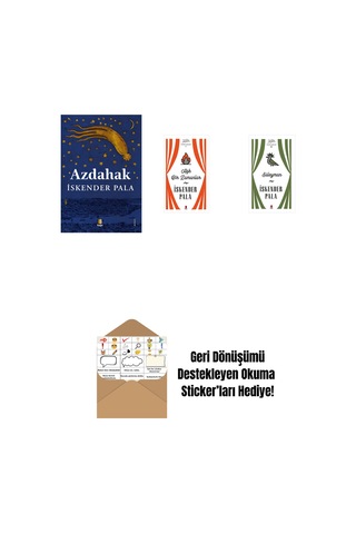 Azdahak + Aşk Bir Zamanlar Ciltli + Süleyman Ciltli + Okuma Sticker'ları