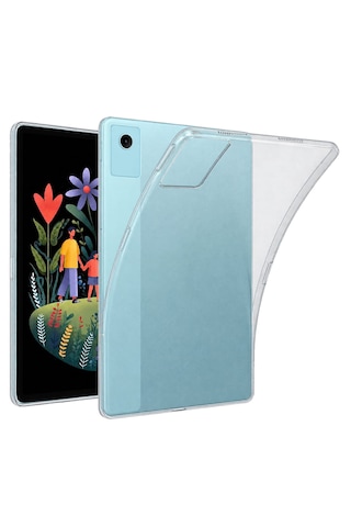Forzacase Lenovo Idea Tab Plus 12.1 Tb361 / Tab K12 İle Uyumlu Silikon Kılıf Şeffaf - Fc013 Arka Kapak
