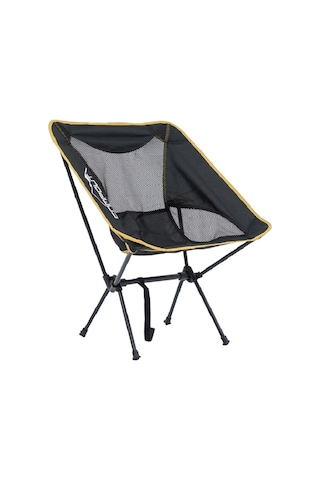 Campout Pratik Katlanır Kamp Sandalyesi Siyah