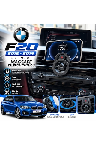 Bmw F20 Uyumlu Araç Içi Premium Telefon Tutucu - Araba Telefon Tutacağı Havalandırma Için 1