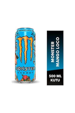 Monster Energy Mango Loco Enerji İçeceği 500 Ml X 12 Adet
