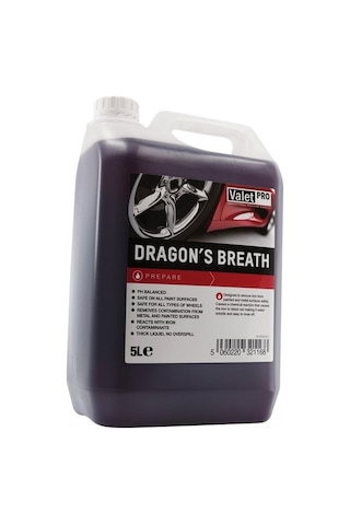Valet Pro Dragons Breath - Demir Tozu Sökücü 5 Lt