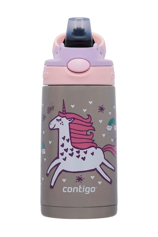 Contigo Gizmo Flip Unicorn Çelik Çocuk Suluğu 420 Ml Pembe Genel