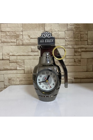 Kişiye Özel El Bombası Masa Saati