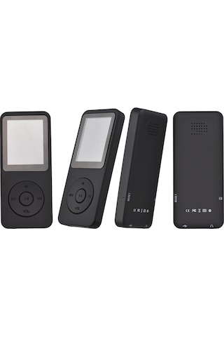 Hallow-32gb Hafıza Kartı İle Taşınabilir Mp4 Çalar Mp3 Müzik,siyah