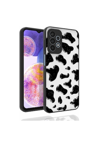Galaxy Uyumlu A23 Kılıf Desenli Kamera Korumalı Parlak Tchs Nora Kapak - No2 NO2