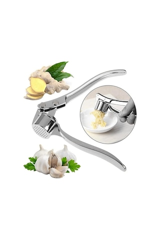 Toptanfoni Paslanmaz Çelik Sarımsak Ezici Pratik Sarımsak Ezeceği Metal