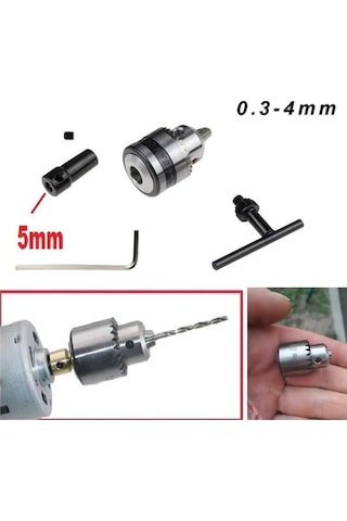 Merttools Otomatik Mini Mandrel Anahtarlı Motor Mandren Üniversal Okul 5mm Yeni Model