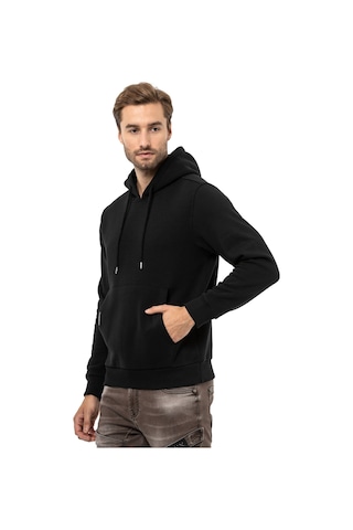 Cipo & Baxx Cl557 Basic Erkek Kapişonlu Sweatshirt 001