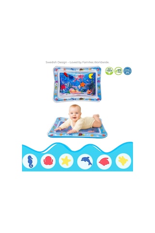 Sweden Baby Bebek Su Oyun Matı Tummy Time Test Raporlu, Sızdırmaz Ve Bpa'sız
