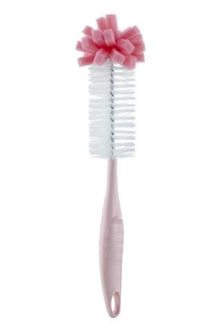 Babyjem Süngerli Biberon Temizleme Fırçası Pembe