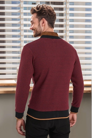 9021 Dewberry Erkek Sweatshırt-bordo Bordo