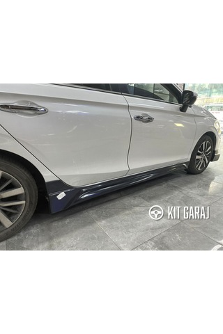 Kit Garaj Honda City 2022 Yan Marşpiyel Seti Boyasız