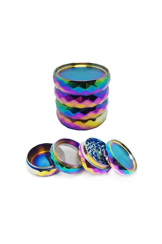 Multicolor 56 MM Grinder Herbal Öğütücüsü Parçalayıcı  Rb81ml