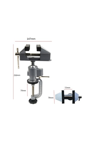 Xurunkeji 2'si 1 Arada Tezgah Pensesi Alüminyum Alaşımlı Elektrikli Matkap Proses Aleti İçin
