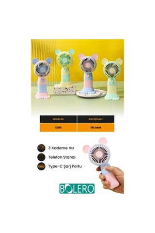 Bolero Mini Fan S286 Sp6390 Renkli