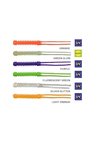 Kendo Killer Worm Lrf Silikonu 5,5cm 12 Adet Orange