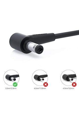 Trio 5.5x2.5mm Soket 65 W 19 Volt 3.42 Amper Notebook Pc Adaptör
